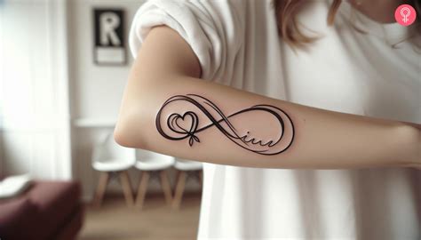 awesome infinity heart tattoo designs  ideas  meanings