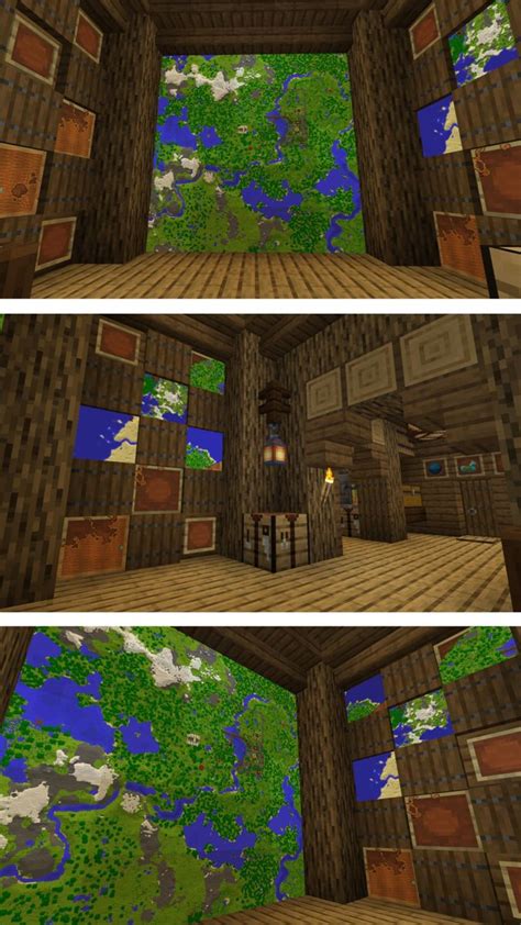 Map room 🗺 | Casas minecraft, Arquitectura minecraft, Casas minecraft fáciles