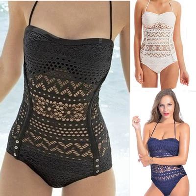 Bikini áo tắm gợi cảm Siêu lộ thời trang Xiêm bện nữ châu Âu và Mỹ VS áo tắm Xiêm đen nude
