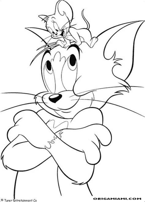 55 Desenhos Tom e Jerry para colorir 36 | Kartun, Warna, Anak