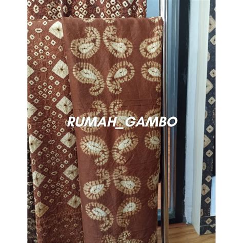 Jual Kain Batik Jumputan Gambo Muba Meter Motif Dumping Began Bahan