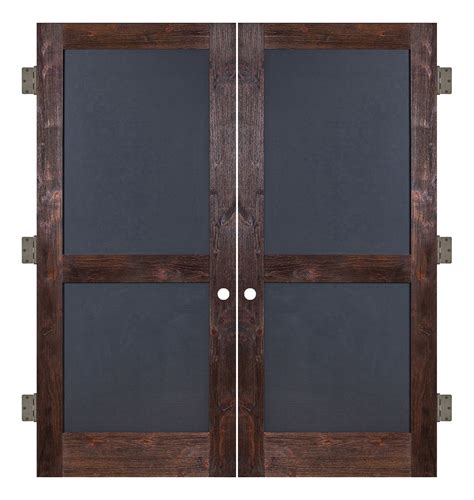 Chalkboard Interior Double Slab Door