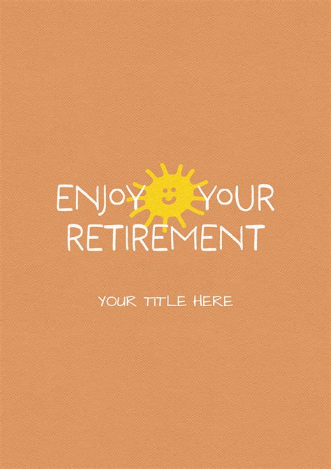 Bright And Cheerful Sunburst Retirement Card Enjoy Your Retirement