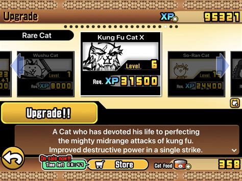Out of all of these cats which should i focus exp on (chronologically