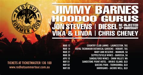 Jon Stevens At Red Hot Summer Tour Jon Stevens