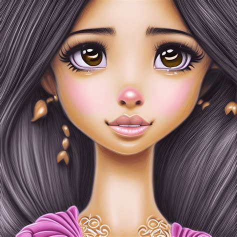 Disney Latina Princess Graphic Creative Fabrica