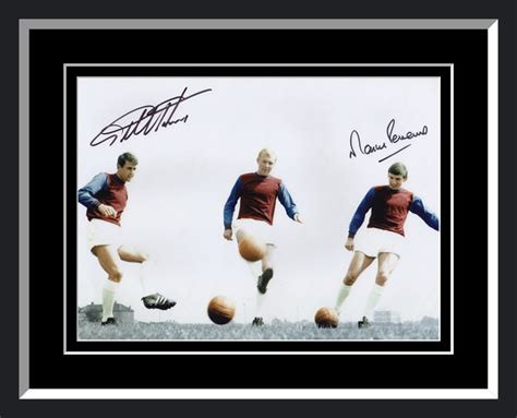 Geoff Hurst Martin Peters Signed West Ham Photo