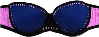 Amazon Victoria S Secret Bikini Swim Top The Flirt Bandeau C Blue Pink Clothing
