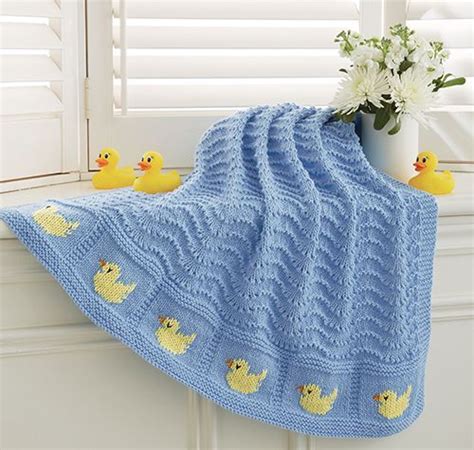 Ducks In A Row Blanket Baby Blanket Crochet Pattern Crochet Blanket