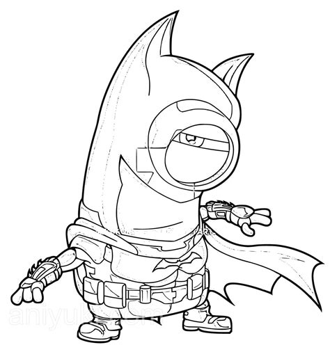 Minions Coloring Pages Halloween