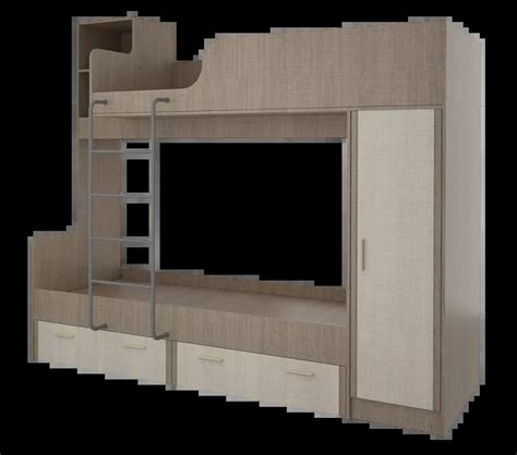 Кровать-чердак Юта, Крослайн карамель/Латте – купить в Москве по цене ...