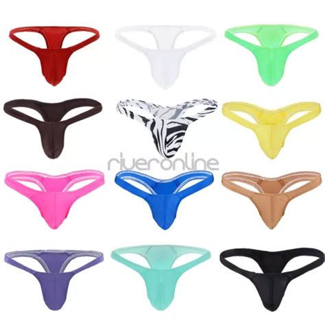 Hommes Slip G String Thong Bikini Tanga Lettre Slip Hommes Strings Sous