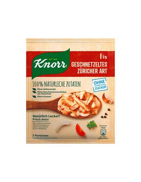 Knorr Natürlich Lecker Geschnetzeltes Züricher Art 30g