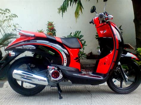 Modif Vespa Jadi Matic Wallpaper Modifikasi Motor