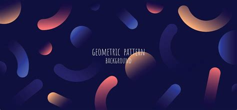 abstract geometric design element  colorful artwork pattern template