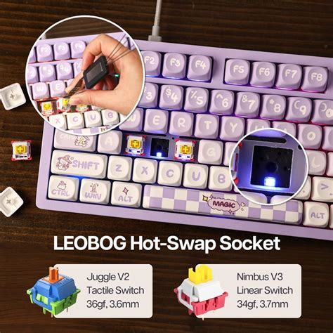 EPOMAKER X LEOBOG Hi75 Aluminum Alloy Wired Mechanical Keyboard