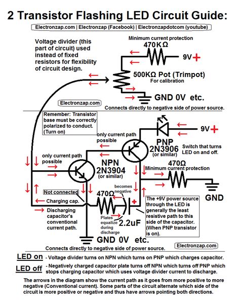 Npn 2n3904 And Pnp 2n3906 Transistors Transistors Circuit