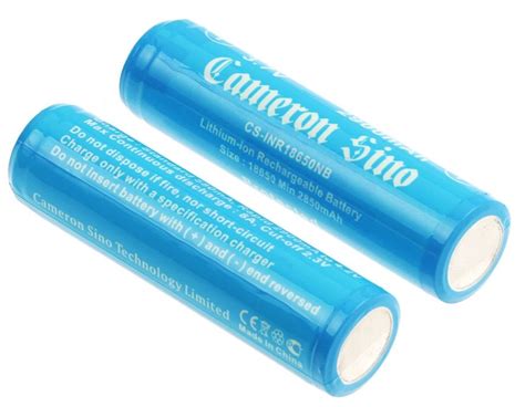 Cameron Sino Samsung 18650 Li Ion Akku 2kpl 2900mAh Akkukauppa