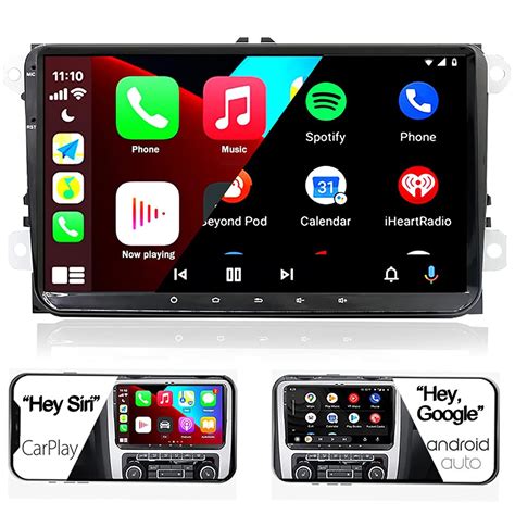 Scumaxcon Car Stereo Radio Carplay Android Auto Android Din Ips