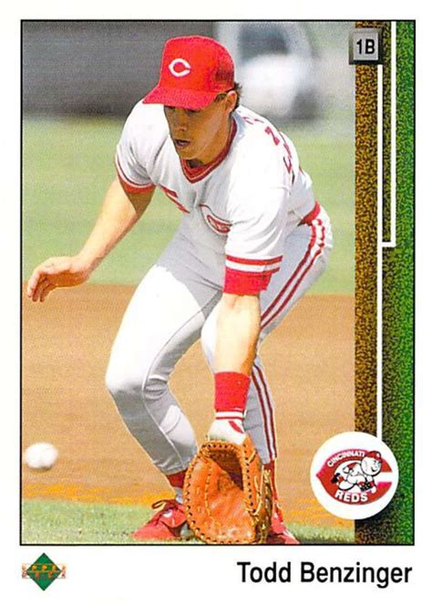 Upper Deck Todd Benzinger Reds High Series Set Nm Mt Ebay