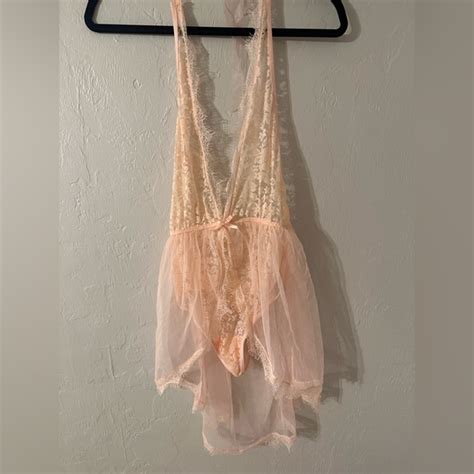 Dreamgirl Intimates Sleepwear Dreamgirl Pink Lingerie One Piece Poshmark