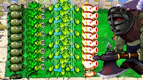 Plants Vs Zombies Hybrid Hack All Pea Gatling PvZ Vs 999 Gargantuar