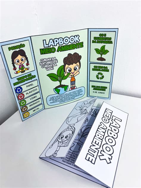 Lapbook Meio Ambiente Para Imprimir - Lapbook Meio Ambiente - Atividades para Imprimir