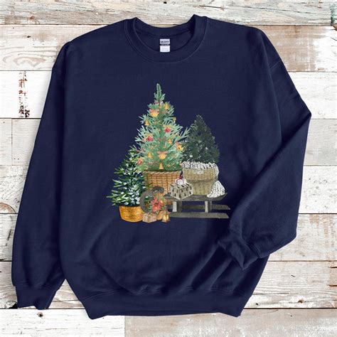 Christmas Tree Sweatshirt For Women Christmas Sweatshirt Christmas