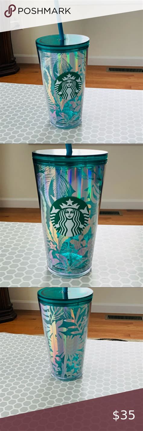 Starbucks Summer Teal Iridescent Dreamscape Grande Tumbler