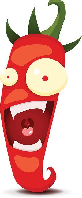 Cartoon Hot Chili Pepper Vector Illustration Stock Vector Royalty Free FreeImages