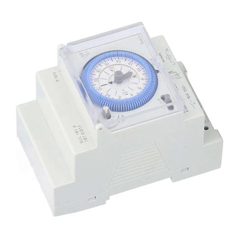 Mechanical Timer Switch 24 Hours Time Switch DIN Rail with Power
