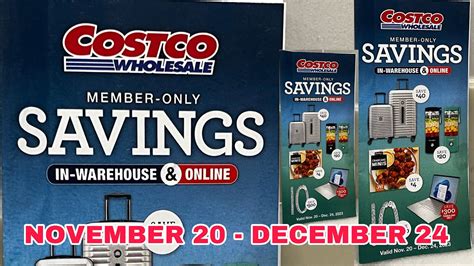 COSTCO MEMBER ONLY SAVINGS SALE BOOK REVIEW IN WAREHOUSE ONLINE