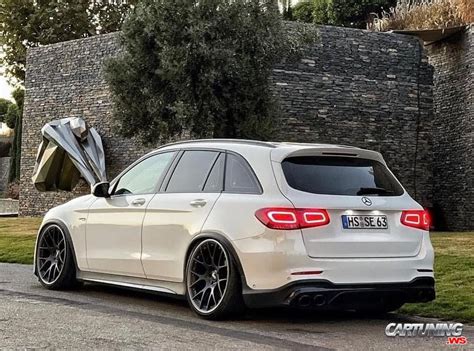 Bagged Mercedes Benz Glc 63 Amg X253 Rear