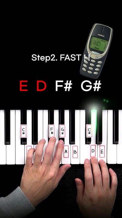 Nokia Ringtone📱 Piano Tutorial Shorts Youtube