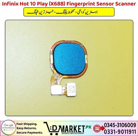 Infinix Hot 10 Play X688 Fingerprint Sensor Scanner 2026 Exclusive