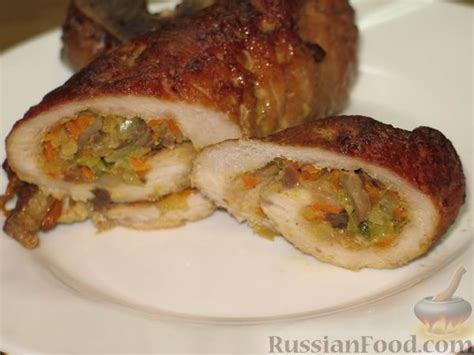 Рецепт: Корейка фаршированная на RussianFood.com