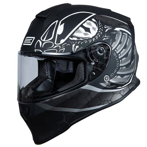 Шлем для мотоцикла интеграл ORIGINE DINAMO FIGHTER, титановый/черный ...