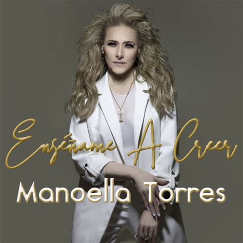 Car Tula Frontal De Manoella Torres Ense Ame A Creer Cd Single