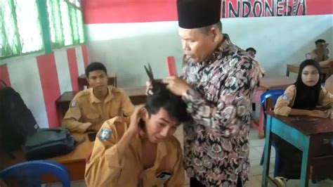 razia rambut dikelas kelas bikin siswa terkejut youtube
