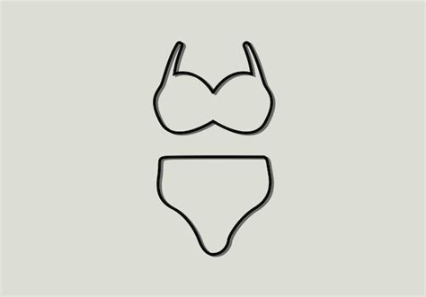 Cone De Lingerie Da Moda Vetor Premium