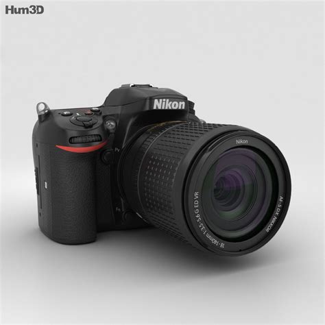 Nikon D7200 Modelo 3D - Descargar Cámara fotográfica on 3DModels.org