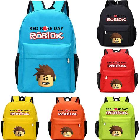 Roblox Backpack Kids School Bag Students Boys Bookbag Handbag Travelbag