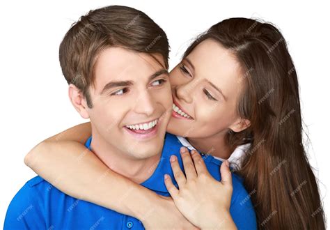 Premium Photo Portrait Of Smiling Heterosexual Young Couple