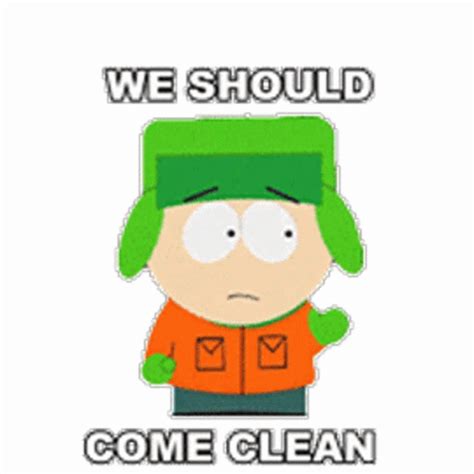 We Should Come Clean Kyle Broflovski Sticker We Should Come Clean