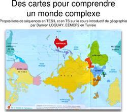 Des Cartes Pour Comprendre Un Monde Complexe Propositions De