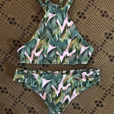 Show Me Your Mumu Swim Show Me Your Mumu Bikini In Peachy Palm