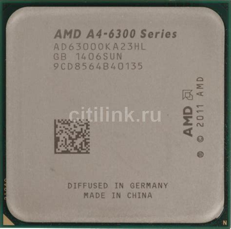 Процессор AMD A4 6300, OEM - купить в Ситилинк | 893147