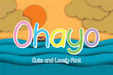 Ohayo Font By El Hotcig · Creative Fabrica