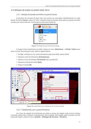 Gimp Guia Para Remo O Dos Pixels Valor Zero Nas Imagens Landsat