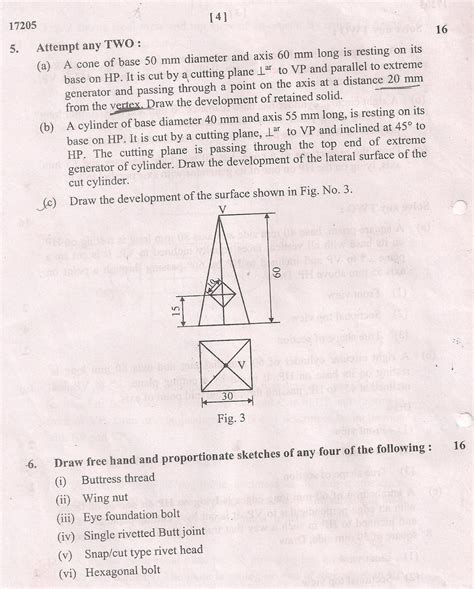 Technical Drawing Question Papers 7